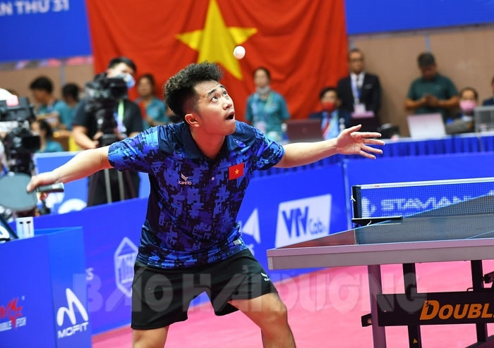 31st SEA Games champion Duc Tuan in Hai Duong delegation at National Table Tennis Championships